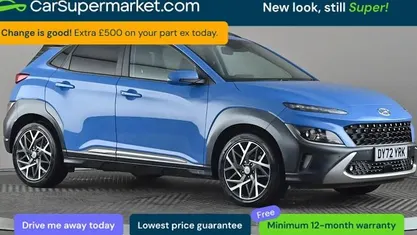 Used Hyundai Kona Premium 141 HP (103 kW) 2022 Blue SUV