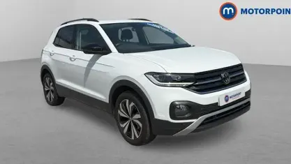 Used VW T-Cross Black Edition 110 HP (80 kW) 2023 White SUV