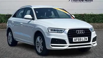 Used Audi Q3 S-Line 150 HP (110 kW) 2018 White SUV