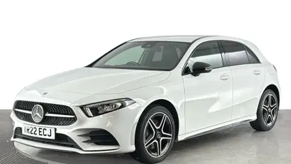 Usado Mercedes A250 AMG line 218 HP (160 kW) 2021 Branco Citadino
