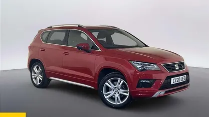 Używany Seat Ateca 4Drive 190 KM (139 kW) 2020 Czerwony SUV