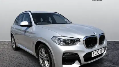 Used BMW X3 M Sport 190 HP (139 kW) 2020 Silver SUV