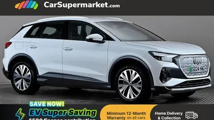 White Used 2024 Audi Q4 e-tron Sport SUV | £27,497 (Fair price)