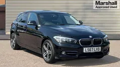 Black Used 2017 BMW 118 Sport Line Hatchback | £11,325 (Fair price)