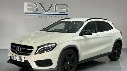 Usado Mercedes GLA220 AMG line 177 CV (130 kW) 2016 Blanco SUV