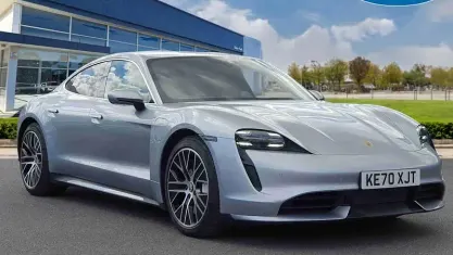 Used Porsche Taycan 500 kW (680 HP) 2020 Silver Sedan