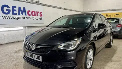 Used Vauxhall Astra Business Edition 110 HP (80 kW) 2020 Black Hatchback