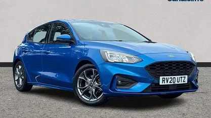 Used Ford Focus ST-Line 125 HP (91 kW) 2020 Blue Hatchback
