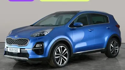 Used Kia Sportage 177 HP (130 kW) 2019 Blue SUV