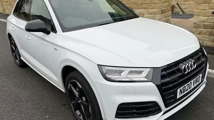 Used Audi Q5 Black Edition 245 HP (180 kW) 2020 White SUV