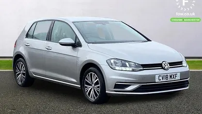 Used VW Golf VII SE 110 HP (80 kW) 2018 Silver Hatchback
