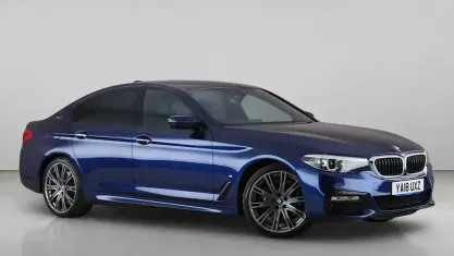 Used BMW 530e M Sport 252 HP (185 kW) 2018 Blue Sedan