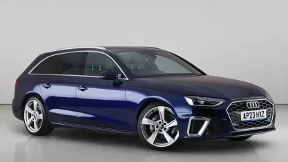 Used Audi A4 S-Line 204 HP (150 kW) 2023 Blue Estate