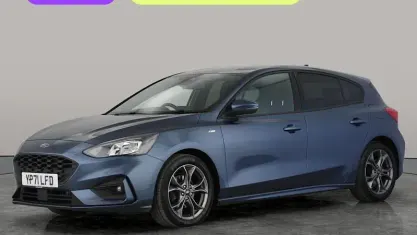Second-hand Ford Focus ST-Line 125 CP (91 kW) 2021 Albastru Hatchback