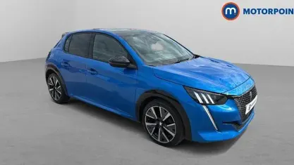 Usado Peugeot 208 GT-line 131 CV (96 kW) 2020 Azul Utilitario