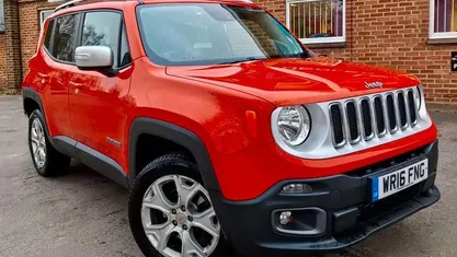 Orange Used 2016 Jeep Renegade Limited SUV | £7,930 (Fair price)