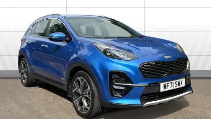 Second-hand Kia Sportage GT-Line 180 CP (132 kW) 2021 Albastru SUV