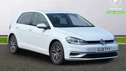 Used VW Golf VII SE 125 HP (91 kW) 2018 Silver Hatchback