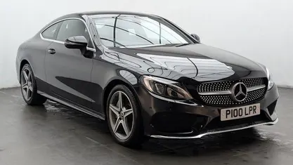 Black Used 2017 Mercedes C250 AMG line Coupe | £15,550 (Good price)