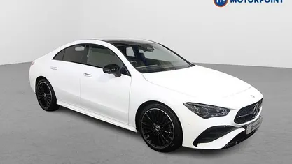 Used Mercedes CLA200 AMG Line Premium Plus 163 HP (119 kW) 2024 White Coupe
