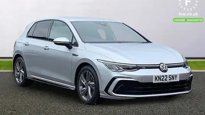 Used VW Golf VIII R-line 150 HP (110 kW) 2022 Silver Hatchback