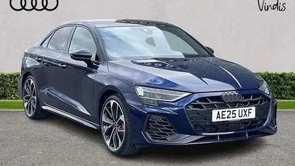 Blue Used 2025 Audi S3 Black Edition Sedan | £42,567 (Fair price)