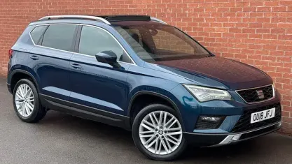 Used Seat Ateca 4Drive 190 HP (139 kW) 2018 Blue SUV