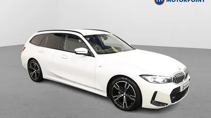 White Used 2023 BMW 320 M Sport Estate | £29,949 (Fair price)