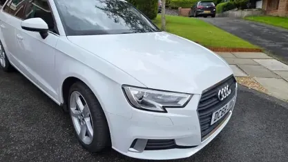 Used Audi A3 Sportback Sport 150 HP (110 kW) 2018 White Hatchback