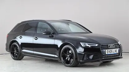 Used Audi A4 Black Edition 245 HP (180 kW) 2019 Black Estate