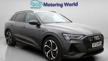 Grey Used 2021 Audi e-tron Black Edition SUV | £21,300 (Good price)