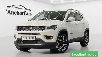 White Used 2019 Jeep Compass Limited SUV | £10,990 (Fair price)