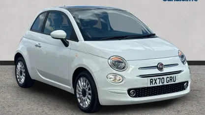 Used Fiat 500 Lounge 70 HP (51 kW) 2020 White Hatchback