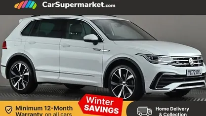 White Used 2022 VW Tiguan R-line SUV | £26,976 (Fair price)