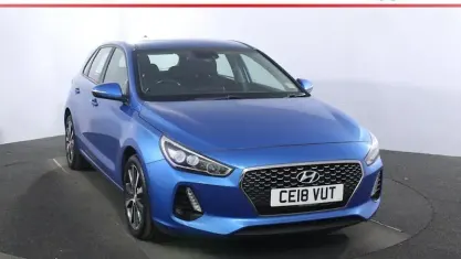 Used Hyundai i30 SE 110 HP (80 kW) 2018 Blue Hatchback