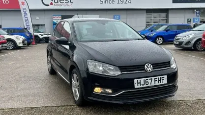 Used VW Polo Edition 90 HP (66 kW) 2017 Black Hatchback