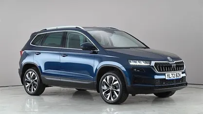 Used Skoda Karoq SE L 150 HP (110 kW) 2023 Blue SUV