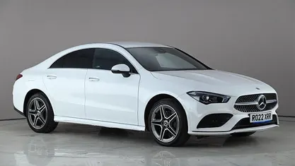 Used Mercedes CLA250e AMG Line Premium 218 HP (160 kW) 2022 White Sedan