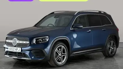 Used Mercedes GLB220 AMG line 190 HP (139 kW) 2022 Blue SUV