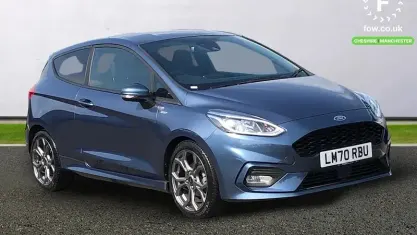Used Ford Fiesta ST-Line 125 HP (91 kW) 2020 Blue Hatchback