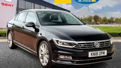 Black Used 2018 VW Passat R-line Sedan | £16,485 (Fair price)