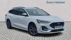 White Used 2022 Ford Focus ST-Line Estate | £15,640 (Fair price)