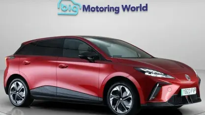 Used MG MG4 EV Trophy 150 kW (204 HP) 2023 Red Hatchback