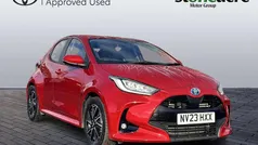 Red Used 2023 Toyota Yaris Hybrid Design Hatchback | £18,000 (Fair price)