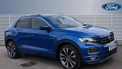 Używany VW T-Roc R-line 150 KM (110 kW) 2020 Niebieski SUV