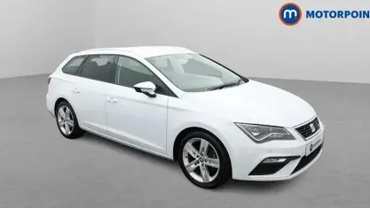 Used Seat Leon FR 131 HP (96 kW) 2019 White Estate