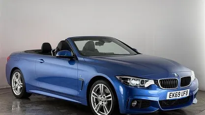 Used BMW 440 M Sport 326 HP (239 kW) 2019 Blue Cabriolet