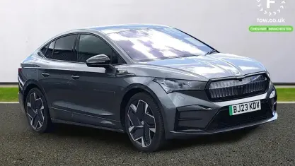 Occasion Skoda Enyaq iV vRS 219 kW (299 ch) 2023 Gris SUV