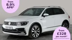 White Used 2018 VW Tiguan R-line SUV | £17,786 (Fair price)