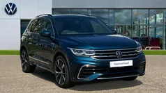 Night blue metallic Used 2022 VW Tiguan R-line SUV | £28,477 (Fair price)
